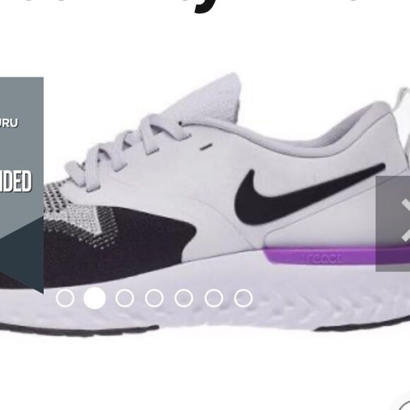 Nike‎ Odyssey React 2 Flyknit Grey/Purple New in Box - Picture 2 of 10